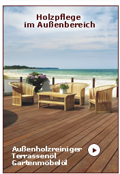 Aussenholz sch&uuml;tzen mit Boden oelen